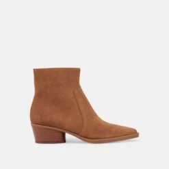 FAHARI H2O BOOTIES BROWN SUEDE(Fahari H2o Booties Brown Suede)