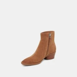 FAHARI H2O BOOTIES BROWN SUEDE(Fahari H2o Booties Brown Suede) -Dolce Vita Shop DOLCEVITA BOOTS FAHARI H2O BROWN SUEDE H2O 08