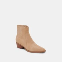 FAHARI H2O BOOTIES CAMEL SUEDE(Fahari H2o Booties Camel Suede) -Dolce Vita Shop DOLCEVITA BOOTS FAHARI H2O CAMEL SUEDE H2O 01