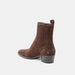 FAINT H2O BOOTIES DK BROWN SUEDE(Faint H2o Booties Dk Brown Suede) -Dolce Vita Shop DOLCEVITA BOOTS FAINT H2O DK BROWN SUEDE H2O 08 b3fea956 e283 4912 b120 2338d5c5536b