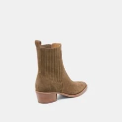 FAINT H2O BOOTIES OLIVE SUEDE(Faint H2o Booties Olive Suede) -Dolce Vita Shop DOLCEVITA BOOTS FAINT H2O OLIVE SUEDE H2O 03 f1d89a96 2284 4475 a6fc 748631ce8b16