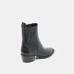 FAINT H2O BOOTIES BLACK LEATHER(Faint H2o Booties Black Leather) -Dolce Vita Shop DOLCEVITA BOOTS FAINTH2O BLACKLEATHERH2O 03