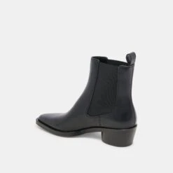 FOSTER BOOTIES BLACK LEATHER(Foster Booties Black Leather) -Dolce Vita Shop DOLCEVITA BOOTS FOSTER BLACK LEATHER 09