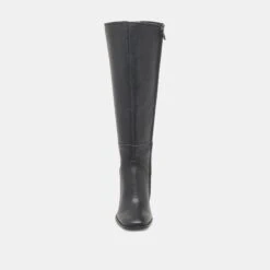 Dolce Vita FYNN WIDE CALF BOOTS ONYX LEATHER(Fynn Wide Calf Boots Onyx Leather) -Dolce Vita Shop DOLCEVITA BOOTS FYNNEXTRAWIDECALF ONYXLEATHER 03