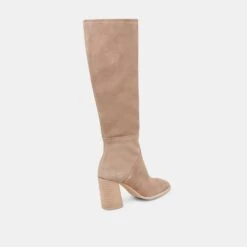Dolce Vita FYNN WIDE CALF BOOTS TRUFFLE SUEDE(Fynn Wide Calf Boots Truffle Suede) -Dolce Vita Shop DOLCEVITA BOOTS FYNNWIDECALF TRUFFLESUEDE 03