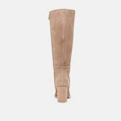 Dolce Vita FYNN WIDE CALF BOOTS TRUFFLE SUEDE(Fynn Wide Calf Boots Truffle Suede) -Dolce Vita Shop DOLCEVITA BOOTS FYNNWIDECALF TRUFFLESUEDE 05