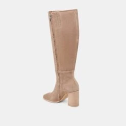 Dolce Vita FYNN WIDE CALF BOOTS TRUFFLE SUEDE(Fynn Wide Calf Boots Truffle Suede) -Dolce Vita Shop DOLCEVITA BOOTS FYNNWIDECALF TRUFFLESUEDE 09
