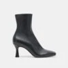 GLAMOR WIDE CALF BOOTS BLACK STELLA(Glamor Wide Calf Boots Black Stella)