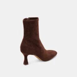 GLAMOR WIDE CALF BOOTS DK BROWN STELLA SUEDE(Glamor Wide Calf Boots Dk Brown Stella Suede) -Dolce Vita Shop DOLCEVITA BOOTS GLAMOR DK BROWN STELLA SUEDE 03 b2e21705 62e6 4ca2 b142 12973cebc417