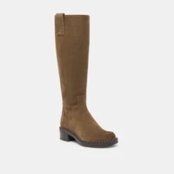 GLORY H2O WIDE CALF BOOTS OLIVE SUEDE(Glory H2o Wide Calf Boots Olive Suede) -Dolce Vita Shop DOLCEVITA BOOTS GLORYH2O OLIVESUEDEH2O 01 9d0718f6 d14e 4ea6 9e40 d0260313a80b