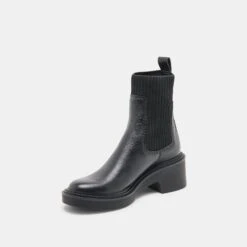 HILORA H2O BOOTS BLACK LEATHER(Hilora H2o Boots Black Leather) -Dolce Vita Shop DOLCEVITA BOOTS HILORA BLACK LEATHER H2O 08