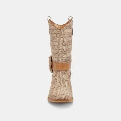 HOSS BOOTS BROWN MULTI RAFFIA(Hoss Boots Brown Multi Raffia) -Dolce Vita Shop DOLCEVITA BOOTS HOSS BROWNMULTIRAFFIA 04