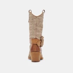 HOSS BOOTS BROWN MULTI RAFFIA(Hoss Boots Brown Multi Raffia) -Dolce Vita Shop DOLCEVITA BOOTS HOSS BROWNMULTIRAFFIA 05