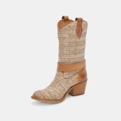HOSS BOOTS BROWN MULTI RAFFIA(Hoss Boots Brown Multi Raffia) -Dolce Vita Shop DOLCEVITA BOOTS HOSS BROWNMULTIRAFFIA 08