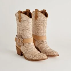 HOSS BOOTS BROWN MULTI RAFFIA(Hoss Boots Brown Multi Raffia) -Dolce Vita Shop DOLCEVITA BOOTS HOSS BROWNMULTIRAFFIA DETAILS 01 fdd12e1f 6ef4 4e8a a0ad 8ad21a1bf6e0