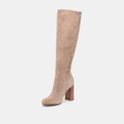 HUDSIN WIDE CALF BOOTS BARLEY SUEDE(Hudsin Wide Calf Boots Barley Suede) -Dolce Vita Shop DOLCEVITA BOOTS HUDSINWC BARLEYSUEDE 01 2