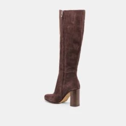 HUDSIN WIDE CALF BOOTS MAHOGANY SUEDE(Hudsin Wide Calf Boots Mahogany Suede) -Dolce Vita Shop DOLCEVITA BOOTS HUDSINWC MAHOGANYSUEDE 02 1