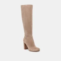 HUDSIN WIDE CALF BOOTS BARLEY SUEDE(Hudsin Wide Calf Boots Barley Suede) -Dolce Vita Shop DOLCEVITA BOOTS HUDSIN BARLEYSUEDE 01 93a91f80 de5d 41d1 a51b dbd384b02a1b