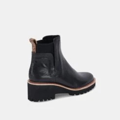 HUEY H2O BOOTS BLACK LEATHER(Huey H2o Boots In Black Leather) -Dolce Vita Shop DOLCEVITA BOOTS HUEYH20 BLACKLEATHERH20 03