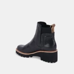 HUEY H2O WIDE BOOTIES BLACK LEATHER H2O(Huey H2o Wide Booties Black Leather H2o) -Dolce Vita Shop DOLCEVITA BOOTS HUEYH20 BLACKLEATHERH20 09 897c05fd df3d 4611 9b56 e2eae68a3fa0