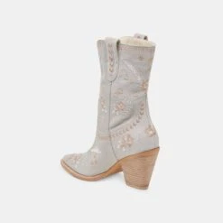 JESSEY FLORAL BOOTS LIGHT BLUE NUBUCK(Jessey Floral Boots Light Blue Nubuck) -Dolce Vita Shop DOLCEVITA BOOTS JESSEYFLORAL LIGHTBLUENUBUCK 09