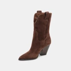 JESSEY BOOTS DK BROWN SUEDE(Jessey Boots Dk Brown Suede) -Dolce Vita Shop DOLCEVITA BOOTS JESSEY DK BROWN SUEDE 08