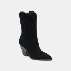 JESSEY BOOTS ONYX SUEDE(Jessey Boots Onyx Suede) -Dolce Vita Shop DOLCEVITA BOOTS JESSEY ONYX SUEDE 01