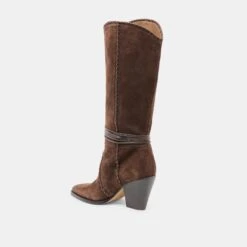 JODY BOOTS DK BROWN SUEDE(Jody Boots Dk Brown Suede) -Dolce Vita Shop DOLCEVITA BOOTS JODY DKBROWNSUEDE 08