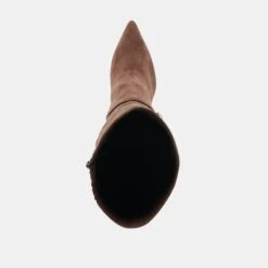KINZY WIDE CALF BOOTS DK BROWN SUEDE(Kinzy Wide Calf Boots Dk Brown Suede) -Dolce Vita Shop DOLCEVITA BOOTS KINZY DK BROWN SUEDE 06 f509d78b 32ff 4304 944f c486f8f92485