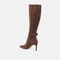 KINZY WIDE CALF BOOTS DK BROWN SUEDE(Kinzy Wide Calf Boots Dk Brown Suede) -Dolce Vita Shop DOLCEVITA BOOTS KINZY DK BROWN SUEDE 09 7ec952dd 7b5d 40b4 8090 670dedfa9783