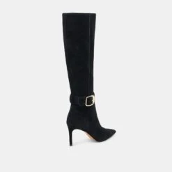 KINZY WIDE CALF BOOTS ONYX SUEDE(Kinzy Wide Calf Boots Onyx Suede) -Dolce Vita Shop DOLCEVITA BOOTS KINZY ONYX SUEDE 03 01c307bd f451 47e3 9fb3 e6378ace03ea