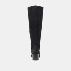 KIRSON WIDE CALF BOOTS ONYX SUEDE(Kirson Wide Calf Boots Onyx Suede) -Dolce Vita Shop DOLCEVITA BOOTS KIRSONEXTRAWIDECALF ONYXSUEDE 04