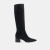 KIRSON WIDE CALF BOOTS ONYX SUEDE(Kirson Wide Calf Boots Onyx Suede)
