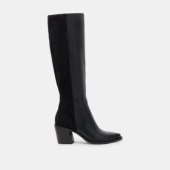 Dolce Vita KRISTY BOOTS BLACK LEATHER(Kristy Boots Black Leather)