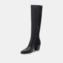 Dolce Vita KRISTY BOOTS BLACK LEATHER(Kristy Boots Black Leather) -Dolce Vita Shop DOLCEVITA BOOTS KRISTY BLACKDRITANLEATHER 08