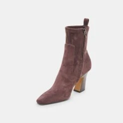 LINZEY BOOTIES CEDAR STELLA SUEDE(Linzey Booties Cedar Stella Suede) -Dolce Vita Shop DOLCEVITA BOOTS LINZEY CEDARSTELLASUEDE 09