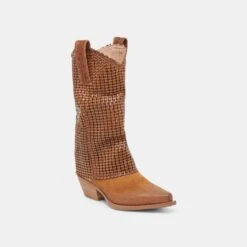 MAVRIK BOOTS CHESTNUT SUEDE(Mavrik Boots Chestnut Suede) -Dolce Vita Shop DOLCEVITA BOOTS MAVRIK CHESTNUTSUEDE 01