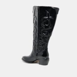 MIRLA EXTRA WIDE CALF BOOTS BLACK LEATHER(Mirla Extra Wide Calf Boots Black Leather) -Dolce Vita Shop DOLCEVITA BOOTS MIRLAPLUS BLACKLEATHER 02 1