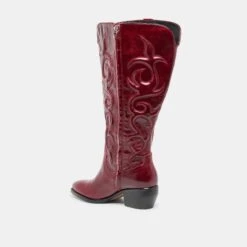 MIRLA EXTRA WIDE CALF BOOTS OXBLOOD LEATHER(Mirla Extra Wide Calf Boots Oxblood Leather) -Dolce Vita Shop DOLCEVITA BOOTS MIRLAPLUS OXBLOODLEATHER 02 1