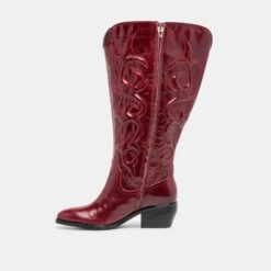 MIRLA EXTRA WIDE CALF BOOTS OXBLOOD LEATHER(Mirla Extra Wide Calf Boots Oxblood Leather) -Dolce Vita Shop DOLCEVITA BOOTS MIRLAPLUS OXBLOODLEATHER 03 1