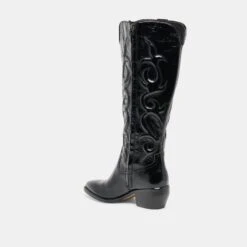 MIRLA WIDE CALF BOOTS BLACK LEATHER(Mirla Wide Calf Boots Black Leather) -Dolce Vita Shop DOLCEVITA BOOTS MIRLAWC BLACKLEATHER 02 2