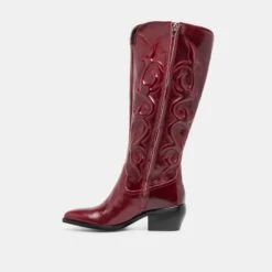 MIRLA WIDE CALF BOOTS OXBLOOD LEATHER(Mirla Wide Calf Boots Oxblood Leather) -Dolce Vita Shop DOLCEVITA BOOTS MIRLAWC OXBLOODLEATHER 03 1
