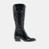 MIRLA BOOTS BLACK LEATHER(Mirla Boots Black Leather)