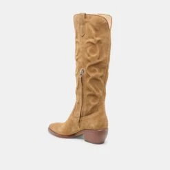 MIRLA BOOTS LT BROWN SUEDE(Mirla Boots Lt Brown Suede) 13 MIRLA BOOTS LT BROWN SUEDE(Mirla Boots Lt Brown Suede) -Dolce Vita Shop DOLCEVITA BOOTS MIRLA LTBROWNSUEDE 08