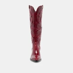 MIRLA EXTRA WIDE CALF BOOTS OXBLOOD LEATHER(Mirla Extra Wide Calf Boots Oxblood Leather) -Dolce Vita Shop DOLCEVITA BOOTS MIRLA OXBLOODLEATHER 04 183fb981 0fc2 4751 a5b0 4a1c35567c1b