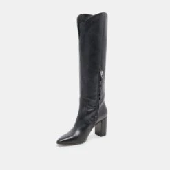 NEDI BOOTS BLACK LEATHER(Nedi Boots Black Leather) -Dolce Vita Shop DOLCEVITA BOOTS NEDI BLACK LEATHER 08