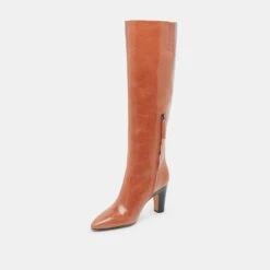 NELAS BOOTS COGNAC LEATHER(Nelas Boots Cognac Leather) -Dolce Vita Shop DOLCEVITA BOOTS NELAS COGNACLEATHER 08