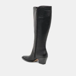 RAJ EXTRA WIDE CALF BOOTS BLACK LEATHER(Raj Extra Wide Calf Boots Black Leather) -Dolce Vita Shop DOLCEVITA BOOTS RAJEXTRAWIDECALF BLACKLEATHER 09 74d4d74a acde 4c02 b61e 23fb3c3cf435