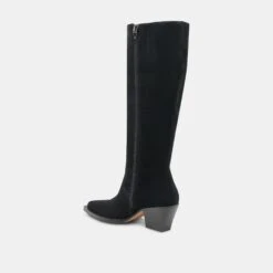 RAJ EXTRA WIDE CALF BOOTS ONYX SUEDE(Raj Extra Wide Calf Boots Onyx Suede) -Dolce Vita Shop DOLCEVITA BOOTS RAJWIDECALF ONYXSUEDE 02 fbe267ee 1669 46bd 9bc3 6993b874c120