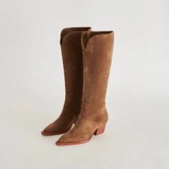 Dolce Vita RAJ BOOTS BROWN SUEDE(Raj Boots Brown Suede) -Dolce Vita Shop DOLCEVITA BOOTS RAJ BROWNSUEDE DETAILS 01